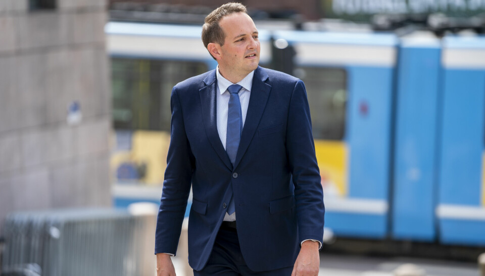 Gisle Meininger Saudland er stortingsrepresentant for Frp fra Flekkefjord. I september ble han stoppet på Gardermoen, hvor tollere fant ett gram MDMA i bagasjen hans.