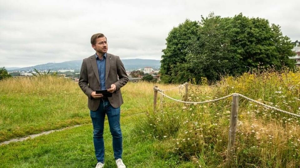 Tidligere klima- og miljøminister Sveinung Rotevatn – nå nestleder i Venstre – er bekymret for den voldsomme hytteutbyggingen. Nå foreslår han et forbud mot nye hyttefelt. Foto: Annika Byrde / NTB