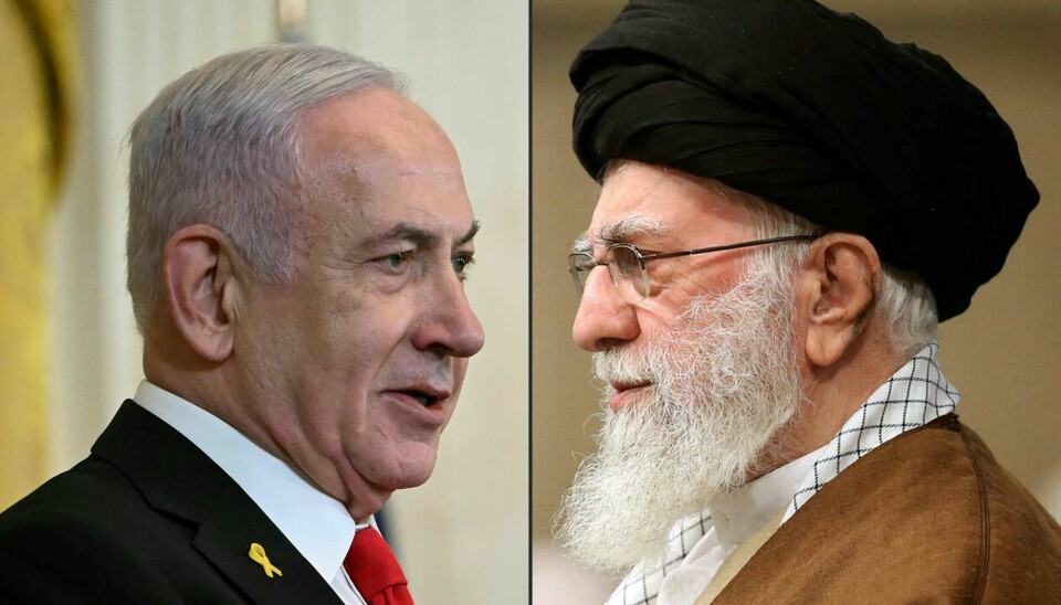 Israels statsminister Benjamin Netanyahu og Irans øverste leder,Ayatollah Ali Khamenei.