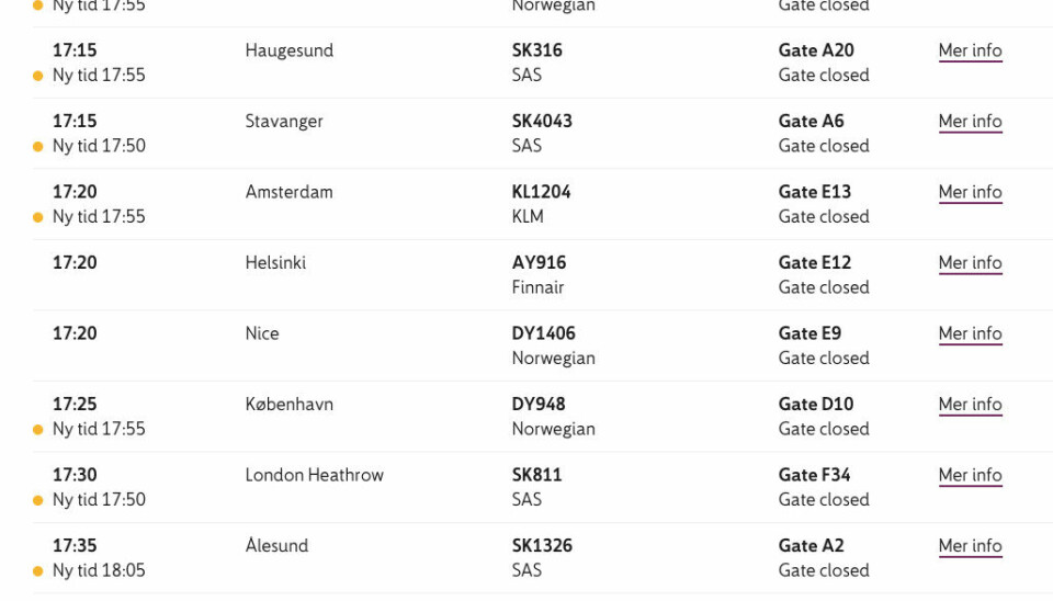 Flere fly er forsinket på grunn av problemer med drivstoffanlegget på Oslo lufthavn.