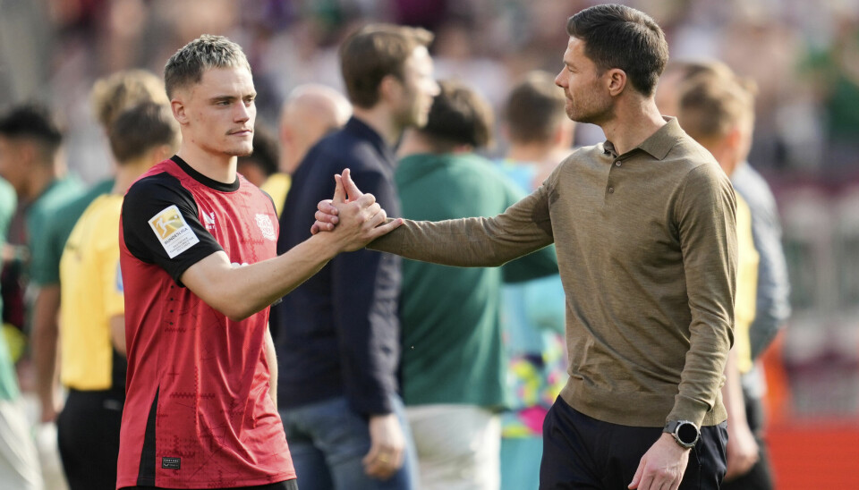 Florian Wirtz er ferdig i Leverkusen. Her sammen med Xabi Alonso tidligere denne sesongen.