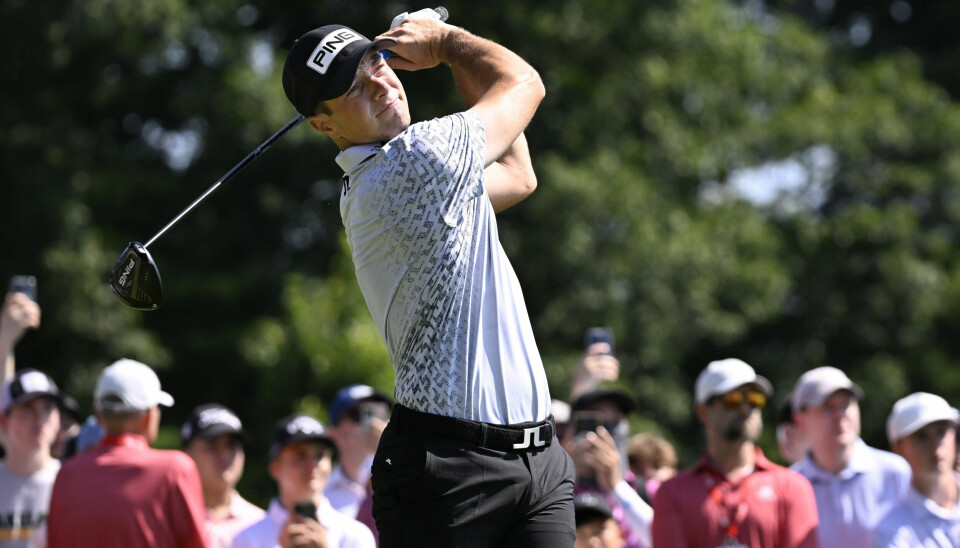 Viktor Hovland trakk seg fra turneringen i Cromwell.