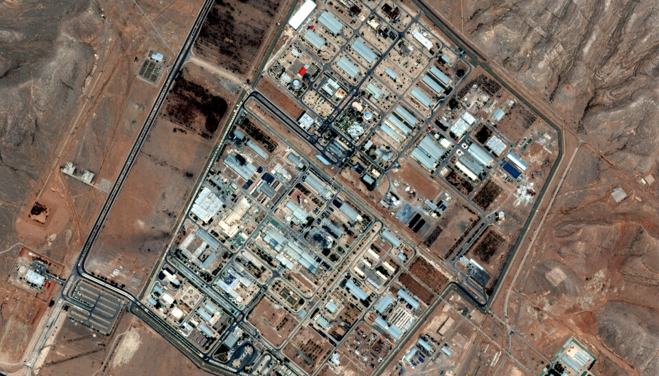 Isfahan har også tidligere blitt angrepet av Israel. Her et satellittbilde som viser anlegget etter et israelsk angrep 14. juni.