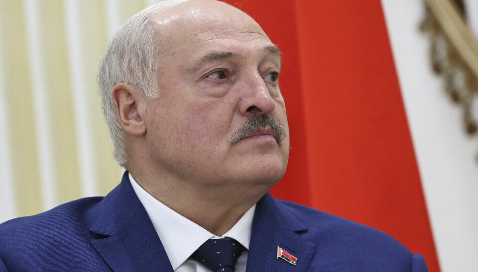 Belarus' president Aleksandr Lukasjenko, her på et møte i russiske Volgograd med president Vladimir Putin i.