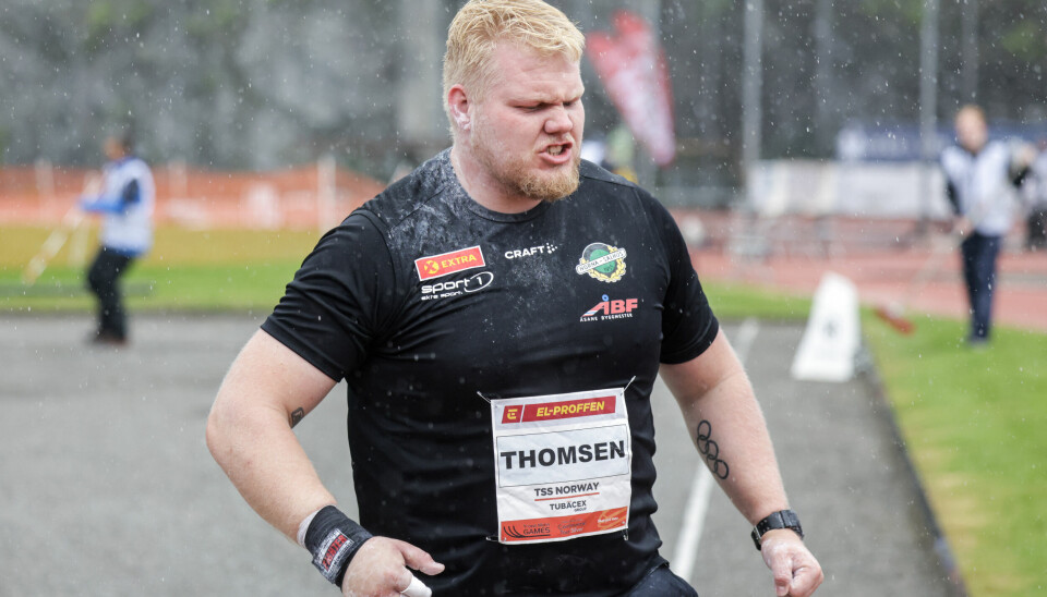 Marcus Thomsen satte norsk rekord.