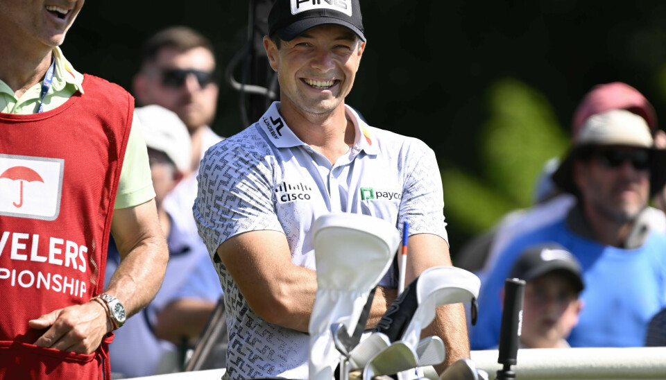Viktor Hovland hadde grunn til å smile lørdag.