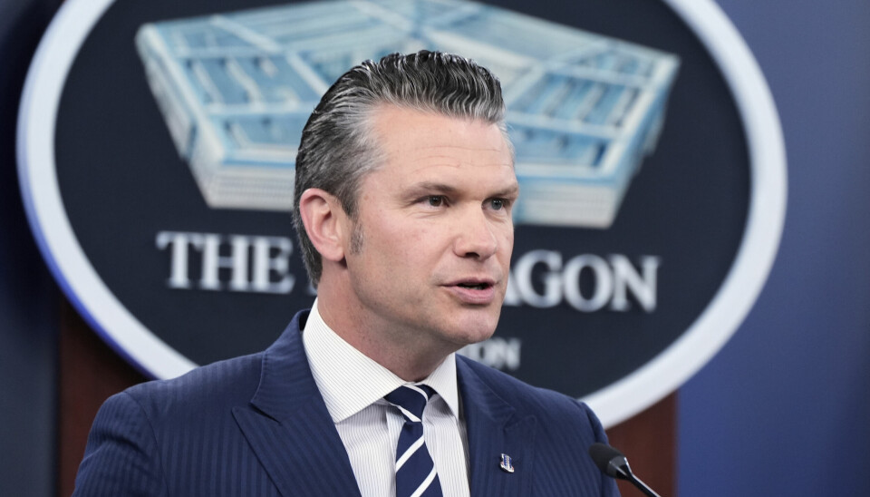 USAs forsvarsminister Pete Hegseth.