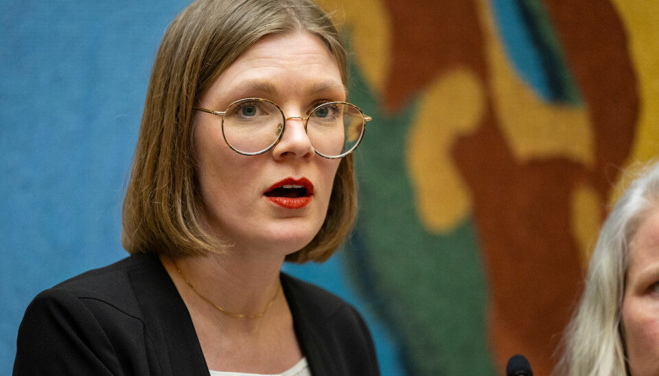 Marie Sneve Martinussen (Rødt). Foto: Amanda Pedersen Giske / NTB