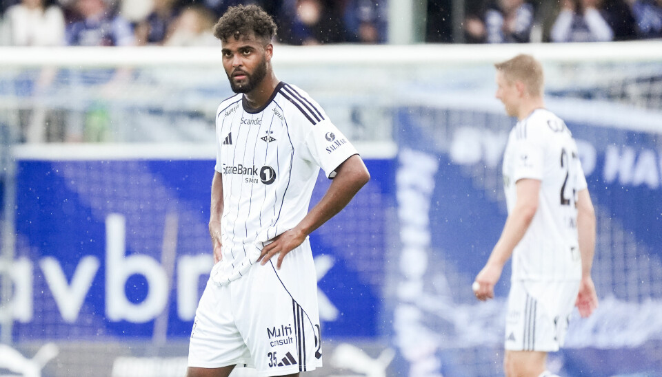Emil Konradsen Ceide scoret for Rosenborg mot Kristiansund, men det endte med tap.