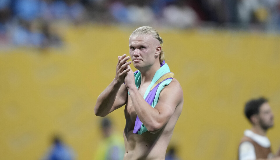 Erling Braut Haaland stilte opp i serien A-laget.