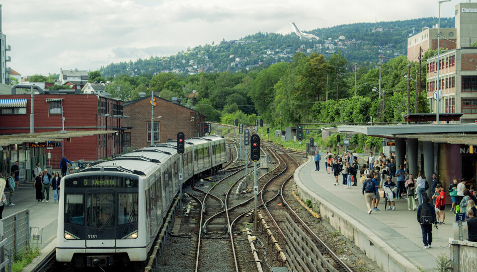Fra i dag stenges Majorstuen T-banestasjon i Oslo.