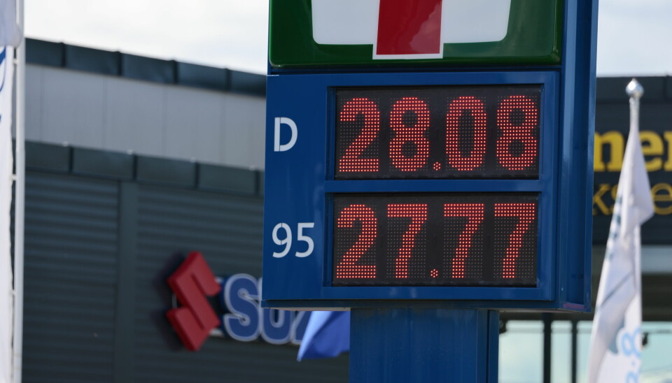 Arkiv: Drivstoffpriser på YX 7-Eleven i Molde 19. juni 2022