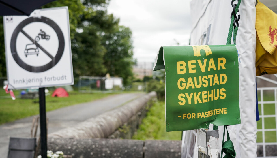Det har vært flere demonstrasjoner for å bevare Gaustad sykehus. Nå er fem dømt for en aksjon ved Lindekollen i fjor.