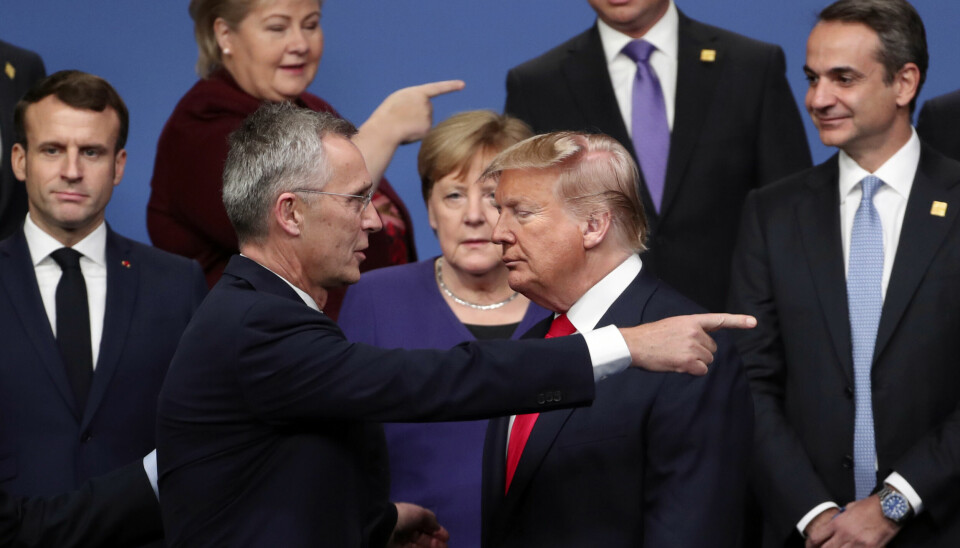 Sist Donald Trump deltok på et Nato-toppmøte, var i 2019. Den gang gikk dette bildet verden over.