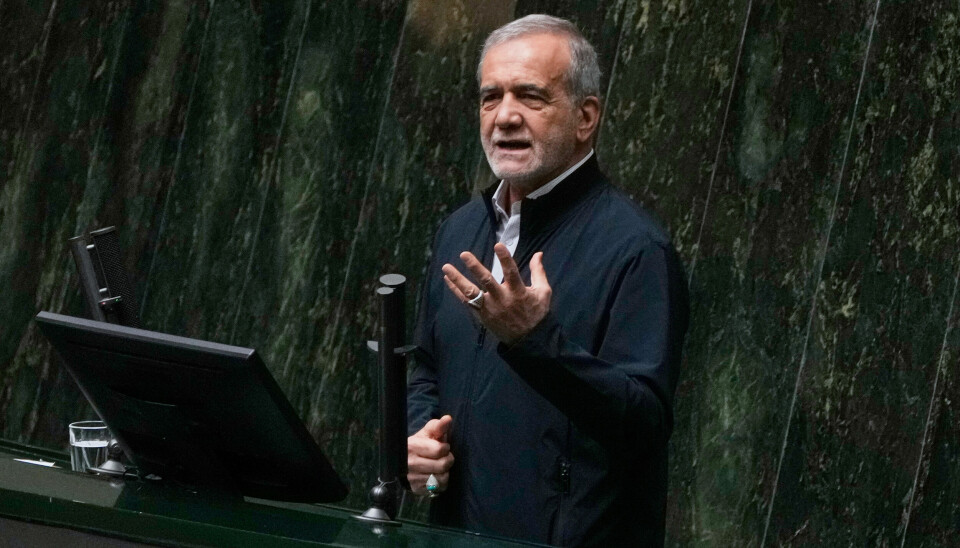 Irans president Masoud Pezeshkian er klar for å løse spenningen mellom Iran og USA.