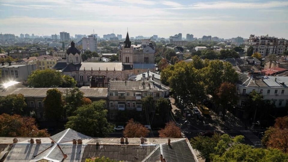 Den historiske havnebyen Odesa avbildet i oktober. Den historiske havnebyen Odesa avbildet i oktober. Foto: Oleksandr Gimanov / AFP/NTB