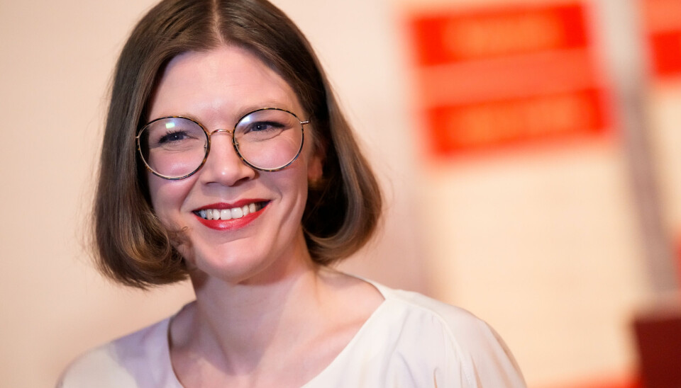 Rødt-leder Marie Sneve Martinussen er årets «fag hag». Arkivfoto: Fredrik Varfjell / NTB