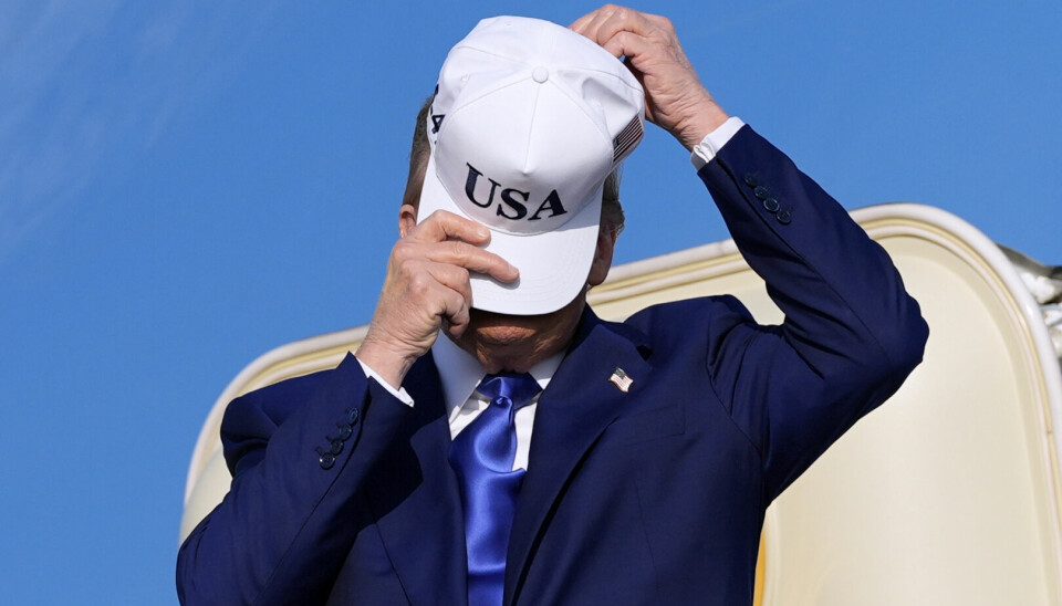 USAs president Donald Trump ankom Nederland tirsdag kveld.