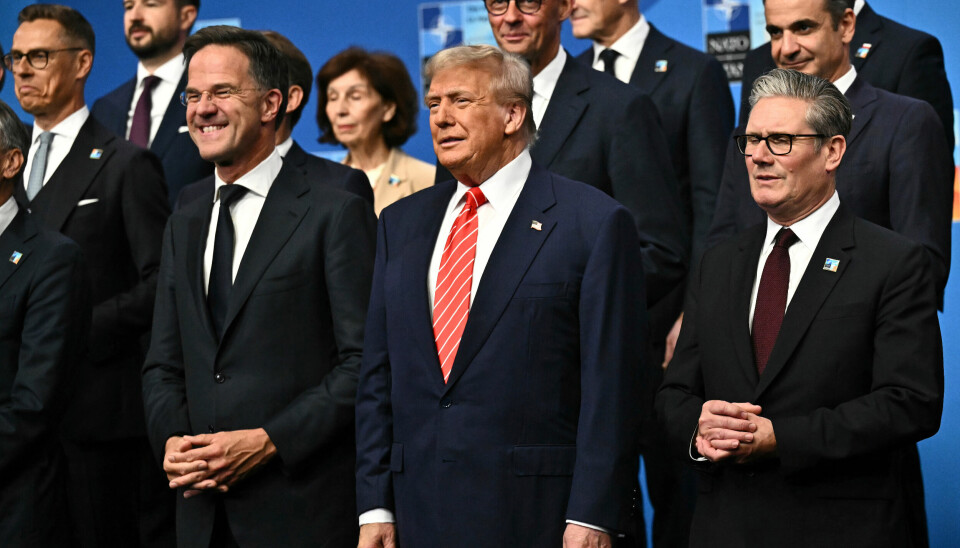 Natos generalsekretær Mark Rutte, USAs president Donald Trump og Storbritannias statsminister Keir Starmer var blant verdenslederne som var samlet onsdag.