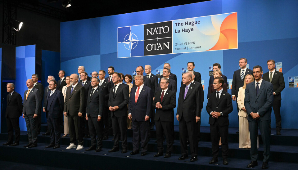 Representanter fra alle de 32 Nato-medlemmene samlet i Haag onsdag.