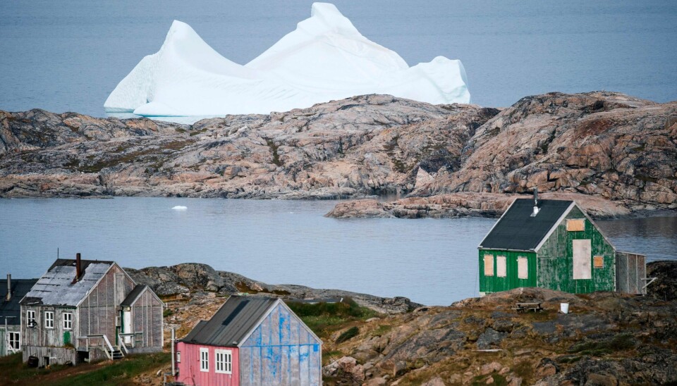 Klassiske fargerike bebyggelse på Grønland.