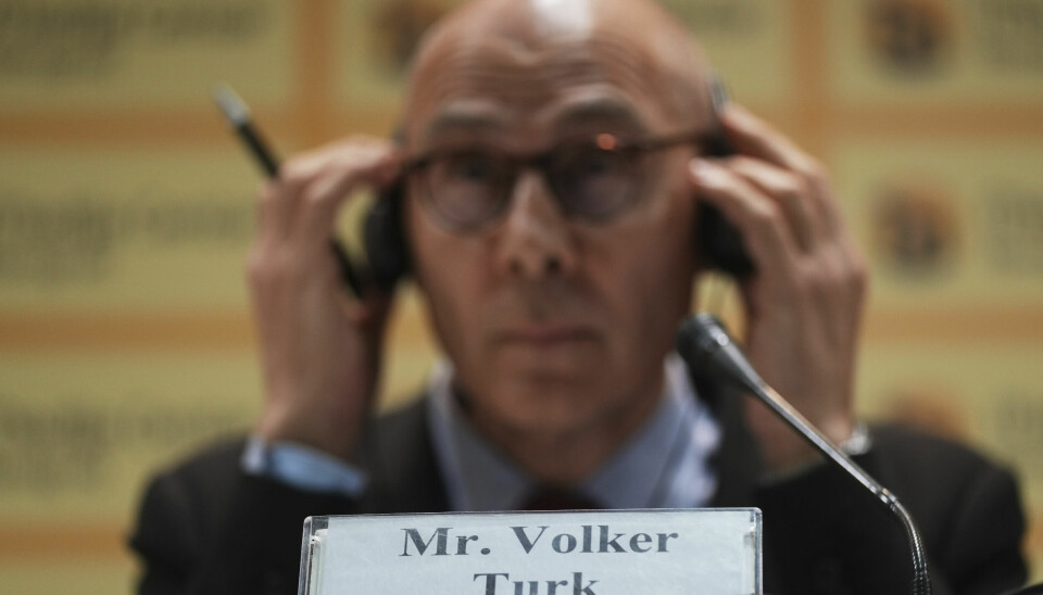 FNs menneskerettssjeef Volker Türk mener det er svært uheldig at Kongo-etterforskningen ikke har midler til å gjennomføre arbeidet.