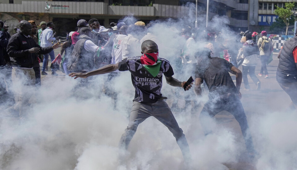FN kritiserer politiet i Kenya for å ha skutt mot demonstranter i Nairobi onsdag.