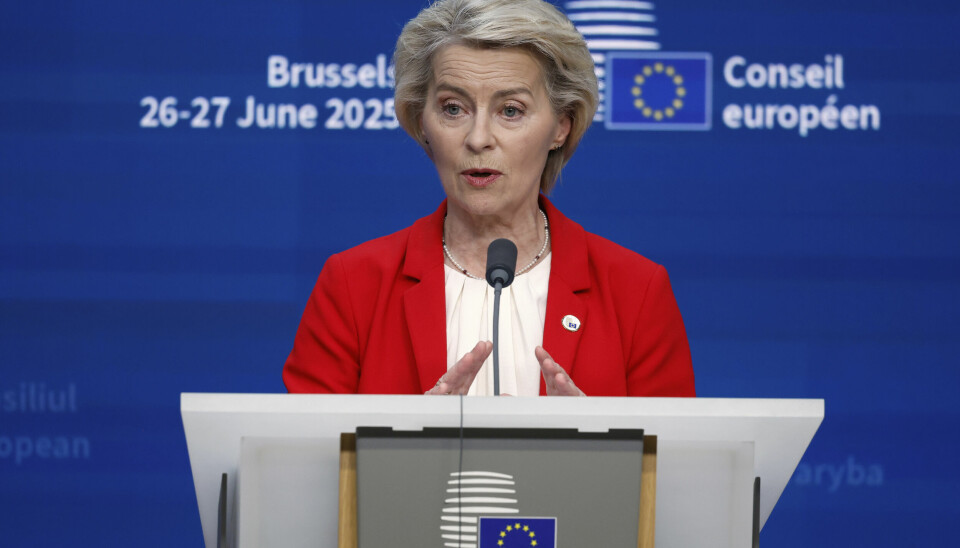 EU-kommisjonens leder Ursula von der Leyen foreslår et WTO-alternativ.