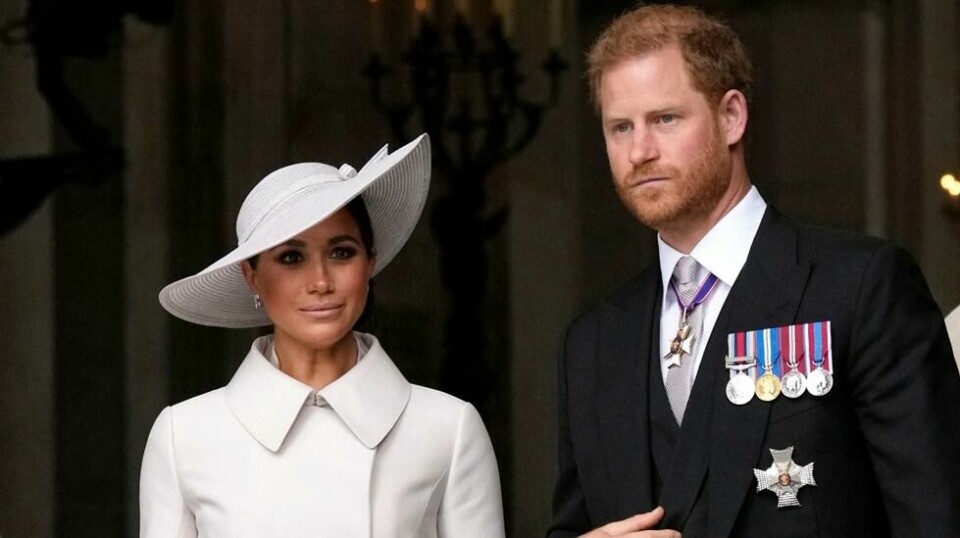 Prins Harry, hertugen av Sussex og Meghan, hertuginnen av Sussex fotografert i London i 2022.