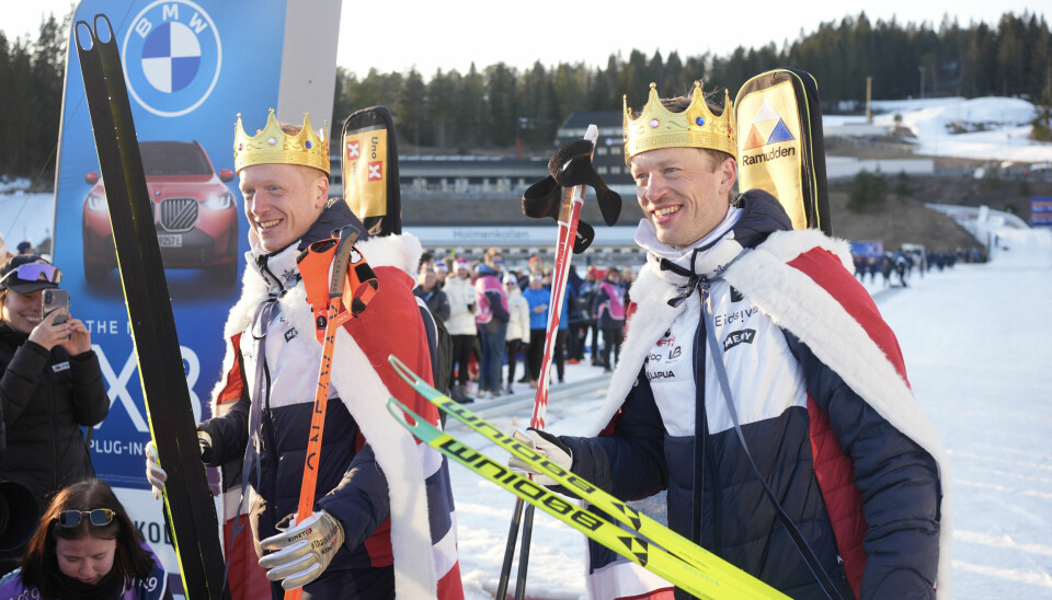Tarjei Bø er tildelt enda en VM-medalje. Her under avslutningsløpet hans i Holmenkollen.