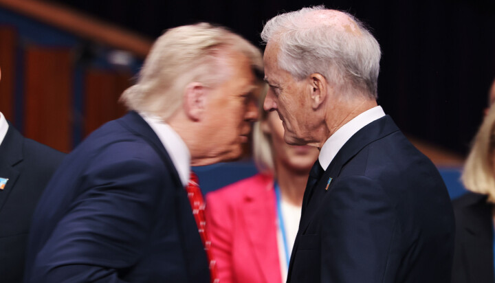 Støre og Trump var begge på Nato-toppmøtet i Haag denne uken.