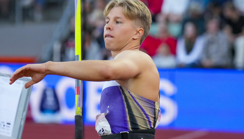 Markus Rooth avbildet under årets Bislett Games.
