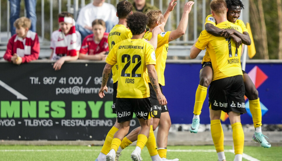 Raufoss, her i aksjon mot Fredrikstad i cupen i fjor. Bildet har ikke noe med kampen mot Kongsvinger å gjøre.