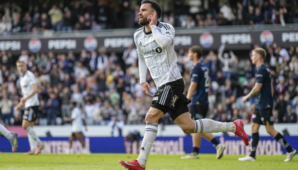 Rosenborgs Dino Islamovic utligner til 1–1.