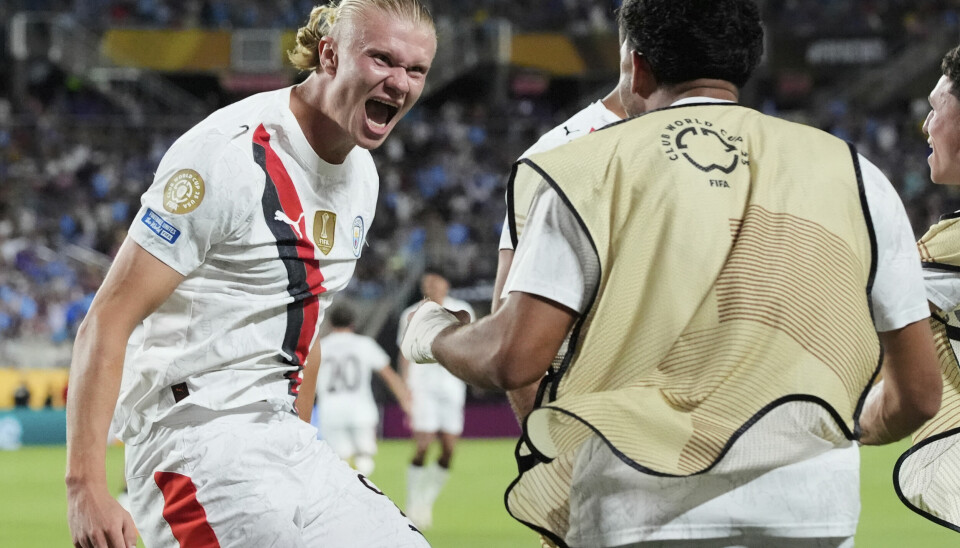 Erling Braut Haaland scoret utligningsmålet for Manchester City etter 55 minutter av kampen.
