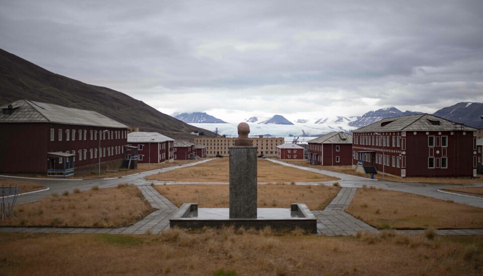 Det forlatte gruvesamfunnet Pyramiden på Svalbard.