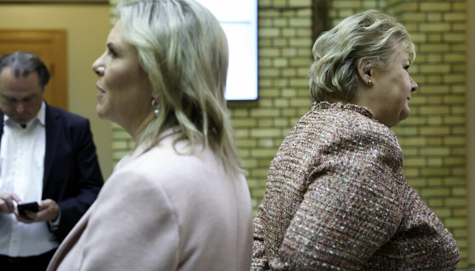 FRP-leder Sylvi Listhaug er større enn Høyre-leder Erna Solberg i den siste statsministermålingen fra TV 2.
