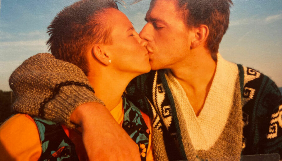 Sunniva Gylver og Lars Kristian Gylver som unge og nyforelska.