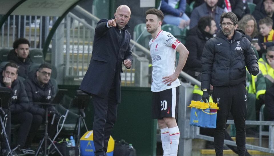 Liverpool-trener Arne Slot sørger over tapet av Diogo Jota.