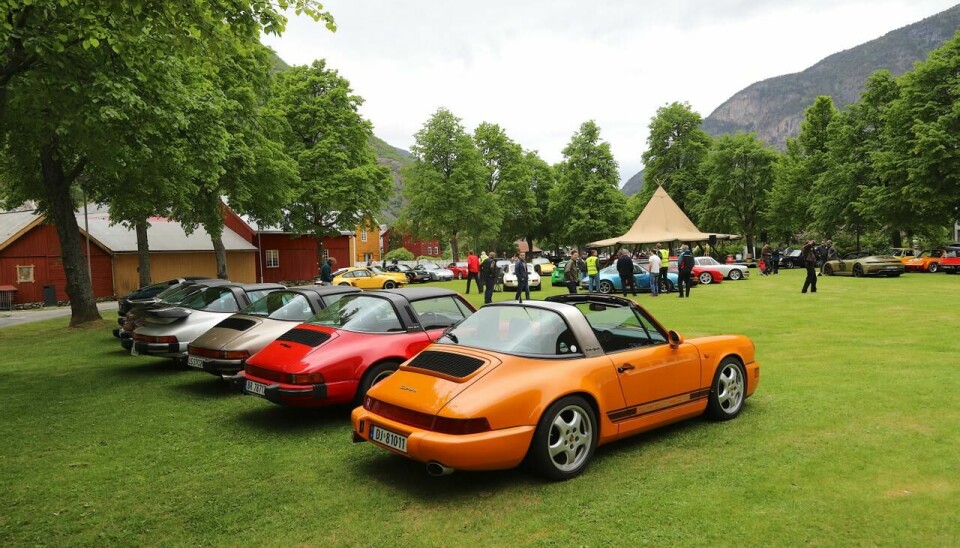 Porsche Targa fyller 60 år i år, og i den anledning får de deltagene eksemplarene en spesiell plass på festivalområdet.