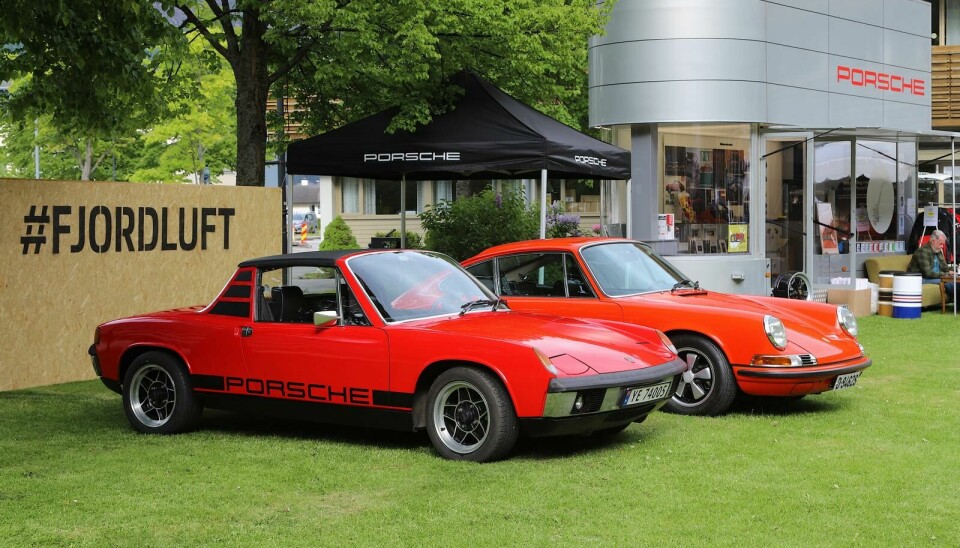Volkswagen og Porsche samarbeidet om den kule Porsche 914/4, her i flott 1972-utgave.