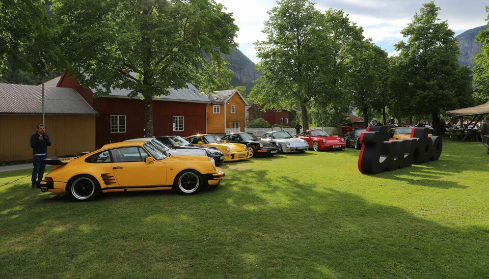 Porsche 911 Turbo blir sjelden feil, og spesialutstillingen med noen av Norges fineste utgaver av arten er imponerende.
