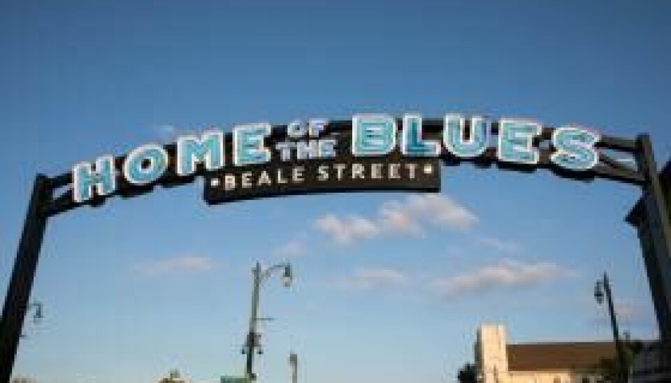 Legender: Mang en blueslegende har spilt inn platene sine i Beale Street Memphis.