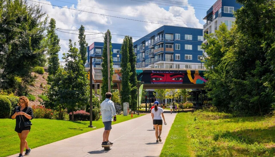 Prosjektet Beltline, som går rundt sentrum av Atlanta, er et bilfritt initiativ hvor det bugner av grønne lunger, restauranter og scener.