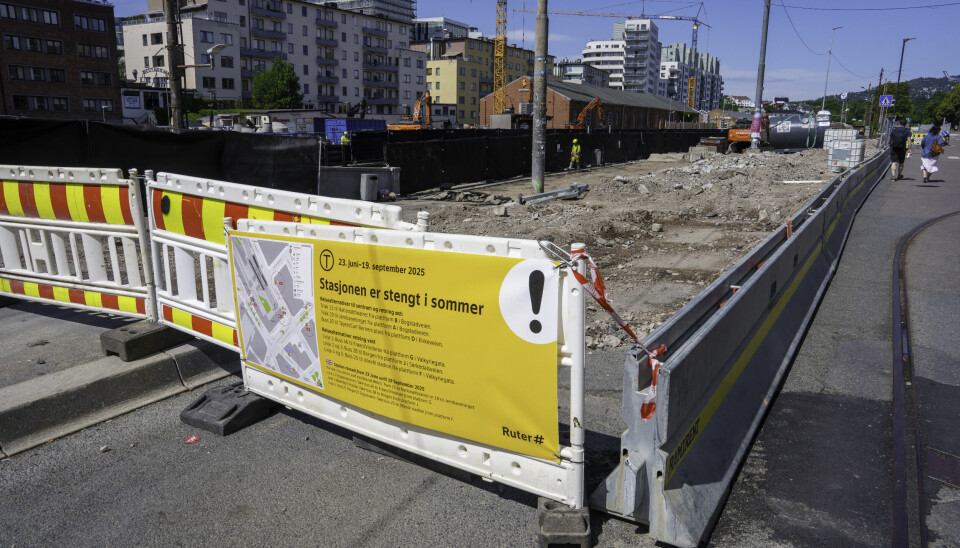 Lørdag starter andre fase i sommerens oppgraderinger av T-bane-nettet i hovedstaden. Ingen T-banelinjer vil gå gjennom sentrum fram til 10. august. Majorstuen stasjon (bildet) vil være stengt fram til 19. september.