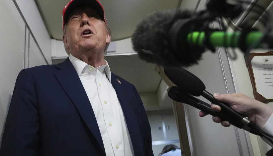 USAs president Donald Trump sa til journalister om bord på presidentflyet at han har troen på en avklaring om våpenhvile i Gaza om kort tid.