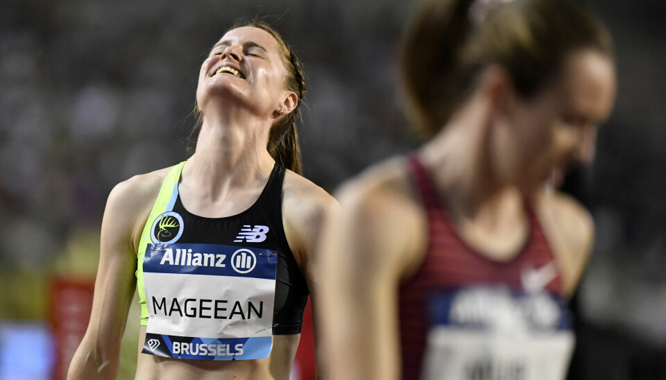 Ciara Mageean etter et Diamond League-stevne i Brussel i 2022.