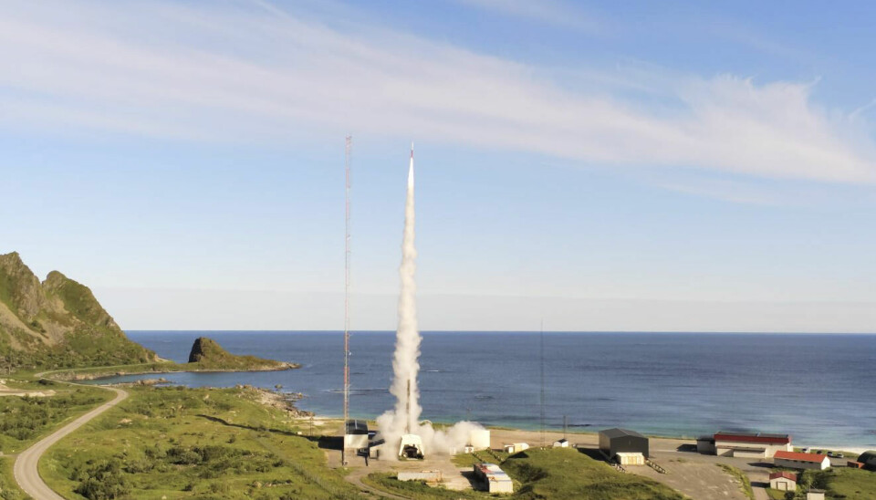 Lørdagens oppskyting av MaxiDusty-2 ved Andøya Space var vellykket.
