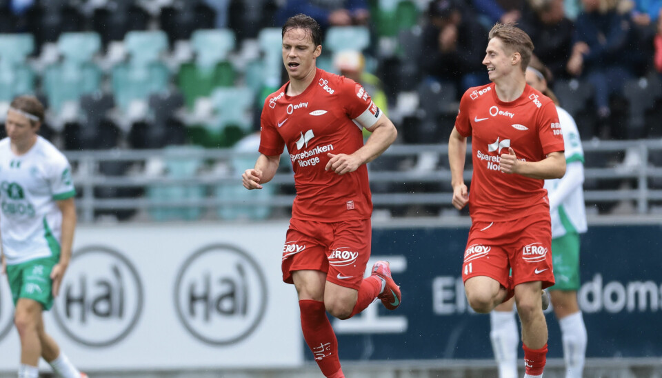 Felix Horn Myhre utlignet til 1–1 mot HamKam.