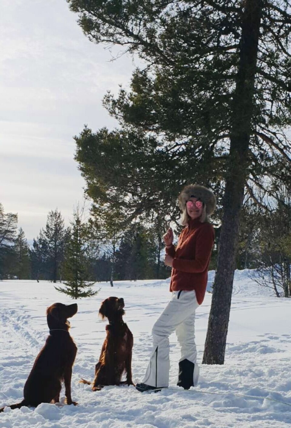 Snø og sol på fjellet hører med i påsken for Camilla Sagen Botilsrud.
